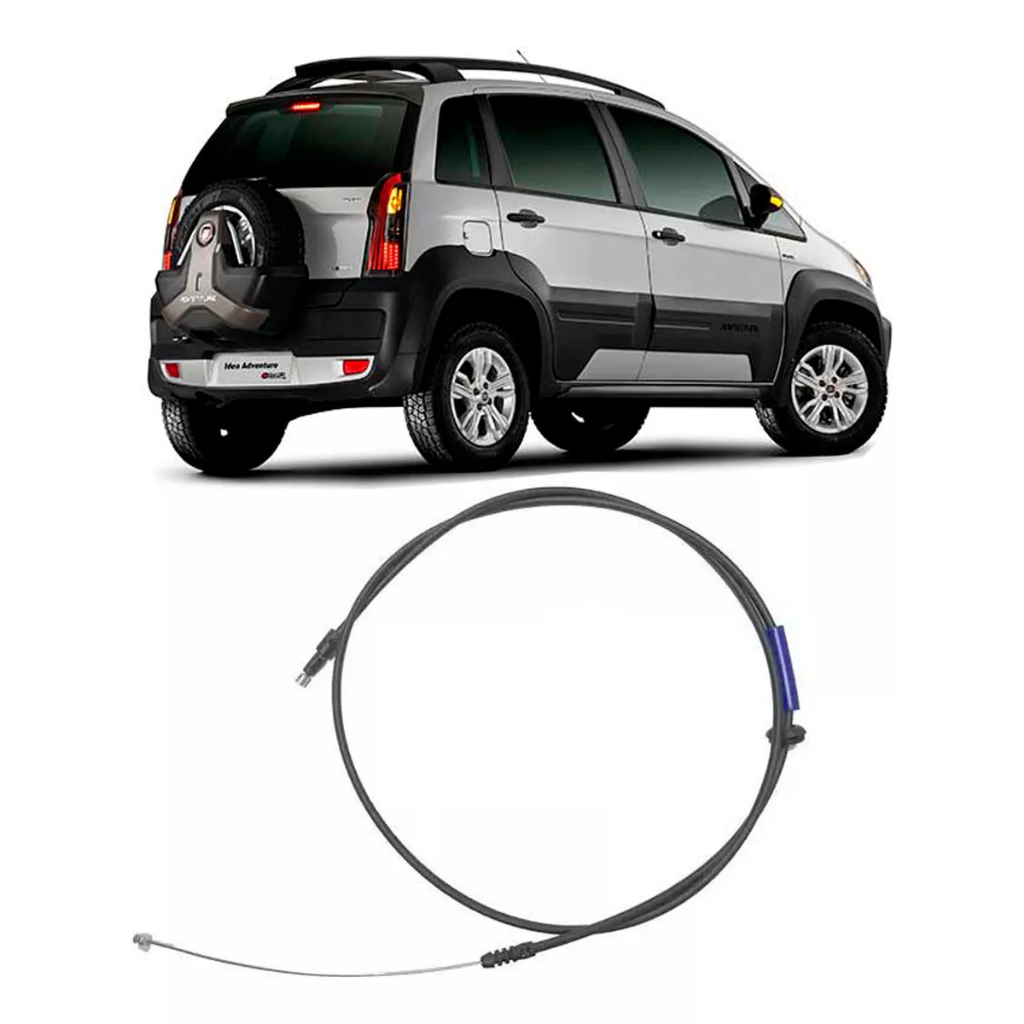 Cabo Abertura Do Capô Fiat Idea 2005 Até 2012