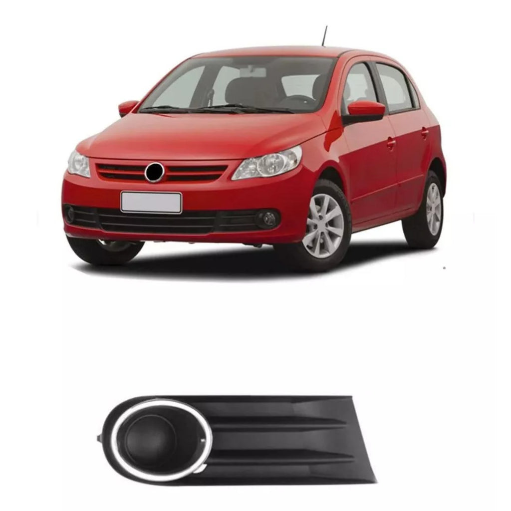 Grade do Farol de Milha Gol / Voyage / Saveiro G5 - 2008 a 2013 (Sem Furo p/ Milha)