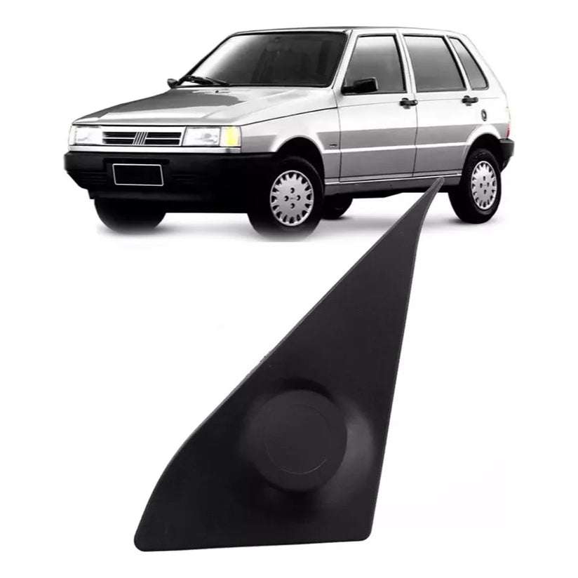 Acabamento Interno do Retrovisor Fiat Uno 4 Portas (Sem Furo p/ Controle) - 2000 a 2003
