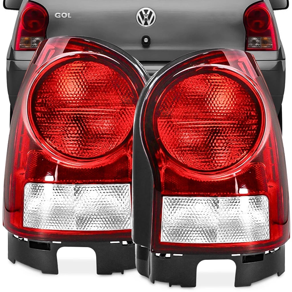 Par Lanterna Traseira Gol G4 2006 a 2008 Rubi