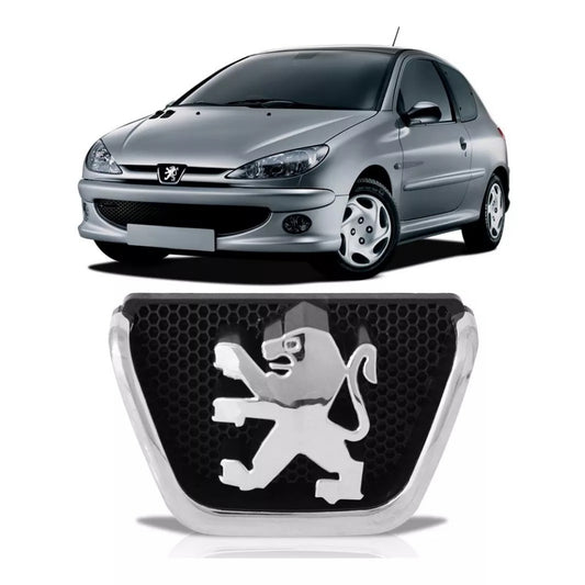 Emblema da Grade Dianteira Peugeot 206 - 1998 até 2010