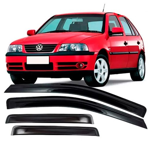 Calha de Chuva Vw Gol E Parati G2 G3 G4 - 4 Portas 96 À 2014