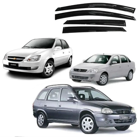 Calha De Chuva GM Corsa Classic Wagon Sedan e Hatch 1994 a 2015