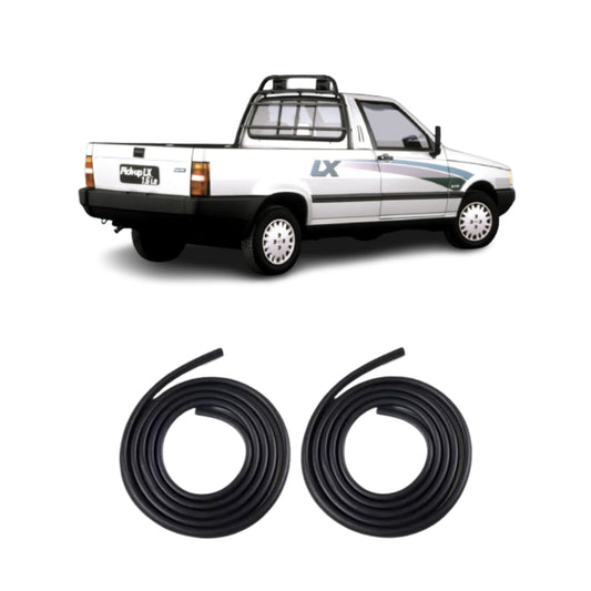 Par de Friso do Teto Borrachão Fiat Fiorino Modelo Antigo