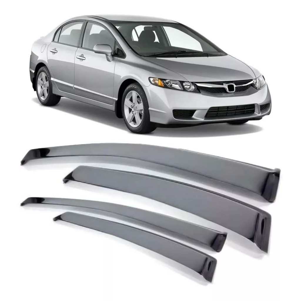 Calha de Chuva New Civic 2007 a 2011 4 Portas