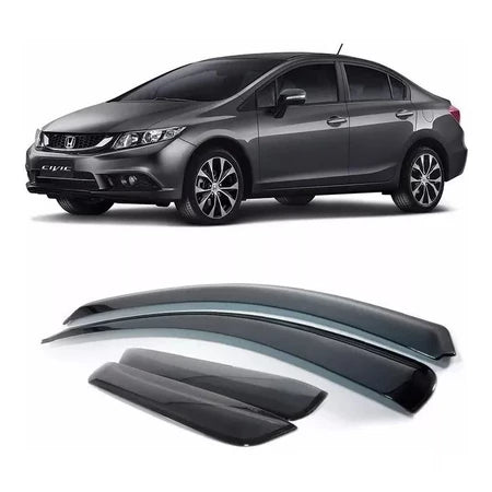 Calha de Chuva Honda Civic 2012 a 2016