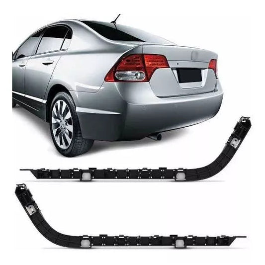Suporte Guia do Para-choque Traseiro Honda New Civic - 2007 a 2012