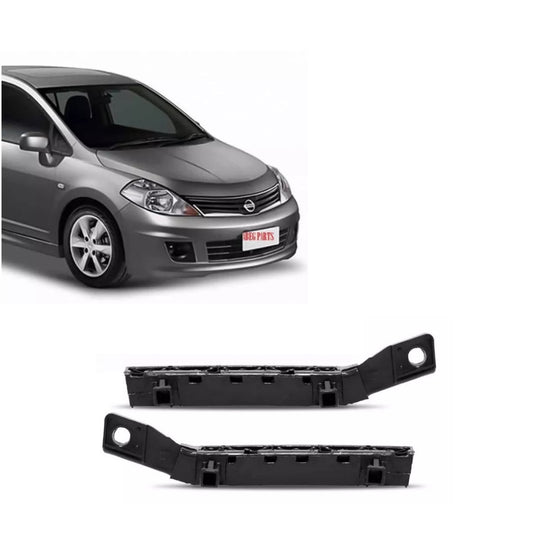 Par Suporte Guia do Para-choque Dianteiro Nissan Tiida - 2007 a 2015