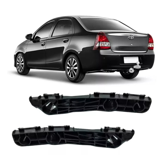 Suporte Guia do Para-choque Traseiro Toyota Etios Sedan - 2012 a 2021