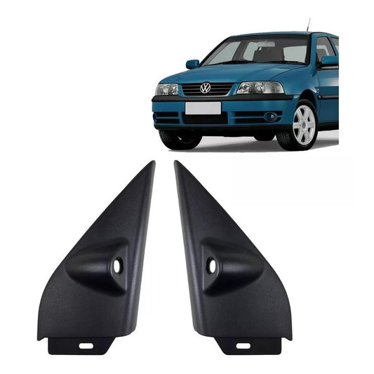 Acabamento Interno do Retrovisor Gol G2 G3 G4 (Com Furo p/ Controle) 4 Portas - 1994 a 2008