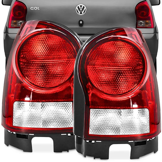 Par Lanterna Traseira Gol G4 2006 a 2008 Rubi