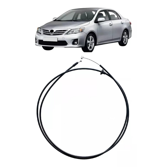 Cabo De Aço Abertura Capô Toyota Corolla / Fielder 2003 Até 2014